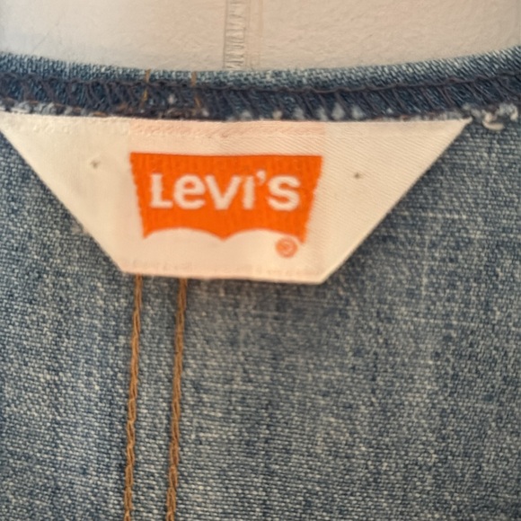 Vintage 60’s-70’s Levi's Blue Orange Tag Denim Vest Size S - Picture 2 of 16